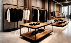 Дизайн интерьера 2 магазина одежды торговое оборудование ЛОФТ Дизайн 01