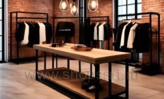 Дизайн интерьера 2 магазина одежды торговое оборудование ЛОФТ Дизайн 02