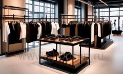 Дизайн интерьера 2 магазина одежды торговое оборудование ЛОФТ Дизайн 04