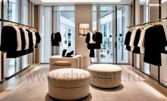 Дизайн интерьера 2 магазина одежды торговое оборудование ZARA Дизайн 3