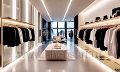 Дизайн интерьера 2 магазина одежды торговое оборудование ZARA Дизайн 7