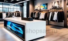 Дизайн интерьера 2 магазина одежды торговое оборудование МОДНЫЙ ШОПИНГ Дизайн 11