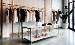 Дизайн интерьера 3 магазина одежды торговое оборудование ZARA Дизайн 04