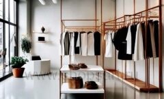Дизайн интерьера 3 магазина одежды торговое оборудование ZARA Дизайн 06