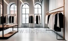 Дизайн интерьера 3 магазина одежды торговое оборудование ZARA Дизайн 08