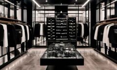 Дизайн интерьера 2 магазина одежды торговое оборудование BLACK STAR Дизайн 3