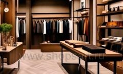 Дизайн интерьера 2 магазина мужской одежды торговое оборудование МУЖСКОЙ СТИЛЬ Дизайн 05