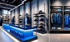 Дизайн интерьера 2 магазина спортивной одежды торговое оборудование АТЛАНТ Дизайн 02
