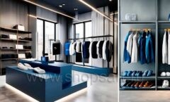 Дизайн интерьера 2 магазина спортивной одежды торговое оборудование АТЛАНТ Дизайн 05