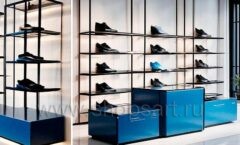 Дизайн интерьера магазина обуви торговое оборудование СИНИЙ ВЕТЕР Дизайн 10