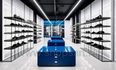 Дизайн интерьера 2 магазина обуви торговое оборудование СТИЛЬ ЛОФТ Дизайн 02