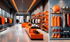 Дизайн интерьера 3 магазина спортивной одежды торговое оборудование АТЛАНТ Дизайн 03