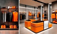 Дизайн интерьера 3 магазина спортивной одежды торговое оборудование АТЛАНТ Дизайн 04