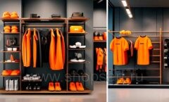 Дизайн интерьера 3 магазина спортивной одежды торговое оборудование АТЛАНТ Дизайн 09