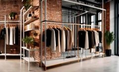 Дизайн интерьера 3 магазина одежды торговое оборудование МОДНЫЙ ШОПИНГ Дизайн 01