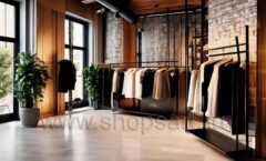 Дизайн интерьера 3 магазина одежды торговое оборудование МОДНЫЙ ШОПИНГ Дизайн 04