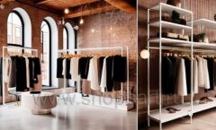 Дизайн интерьера 3 магазина одежды торговое оборудование МОДНЫЙ ШОПИНГ Дизайн 12