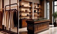 Дизайн интерьера 3 магазина мужской одежды торговое оборудование МУЖСКОЙ СТИЛЬ Дизайн 01