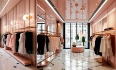 Дизайн интерьера магазина женской одежды торговое оборудование ИСАБЕЛЬ Дизайн 7