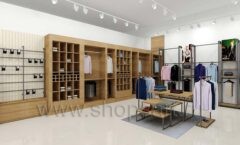 Дизайн интерьера магазина мужской одежды 4 торговое оборудование МОДНЫЙ ШОПИНГ Дизайн 01