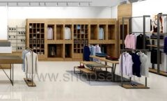 Дизайн интерьера магазина мужской одежды 4 торговое оборудование МОДНЫЙ ШОПИНГ Дизайн 02