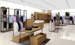 Дизайн интерьера магазина мужской одежды 4 торговое оборудование МОДНЫЙ ШОПИНГ Дизайн 04