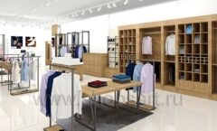 Дизайн интерьера магазина мужской одежды 4 торговое оборудование МОДНЫЙ ШОПИНГ Дизайн 06