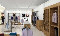 Дизайн интерьера магазина мужской одежды 4 торговое оборудование МОДНЫЙ ШОПИНГ Дизайн 12