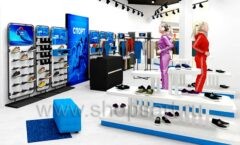 Дизайн интерьера спортивного магазина торговое оборудование СПОРТ Дизайн 01