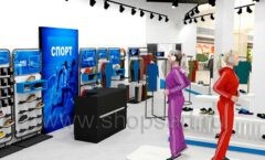 Дизайн интерьера спортивного магазина торговое оборудование СПОРТ Дизайн 10