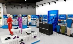 Дизайн интерьера спортивного магазина торговое оборудование СПОРТ Дизайн 11