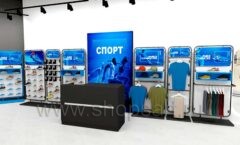 Дизайн интерьера спортивного магазина торговое оборудование СПОРТ Дизайн 14