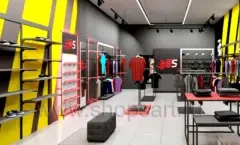 Дизайн интерьера спортивного магазина BS торговое оборудование СПОРТ Дизайн 1