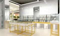 Дизайн интерьера ювелирного магазина PRESTIGE торговое оборудование СОВРЕМЕННЫЙ СТИЛЬ Дизайн 03