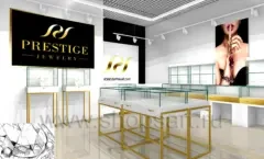 Дизайн интерьера ювелирного магазина PRESTIGE торговое оборудование СОВРЕМЕННЫЙ СТИЛЬ Дизайн 06