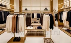 Дизайн интерьера магазина одежды 6 торговое оборудование ЗОЛОТАЯ ЛИНИЯ Дизайн 02