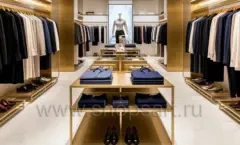 Дизайн интерьера магазина одежды 6 торговое оборудование ЗОЛОТАЯ ЛИНИЯ Дизайн 16