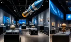 Мебель для музея КОСМОСА Дизайн 01