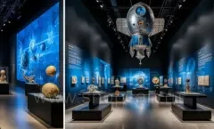 Мебель для музея КОСМОСА Дизайн 03