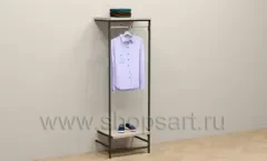 Стеллаж для демонстрации одежды узкий торговое оборудование ПРЕСТИЖ