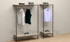 Комплект стеллажей для демонстрации одежды торговое оборудование ПРЕСТИЖ