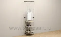 Стеллаж с полками узкий торговое оборудование ПРЕСТИЖ