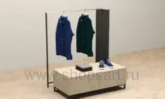 Стойка с накопителем торговое оборудование ПРЕСТИЖ