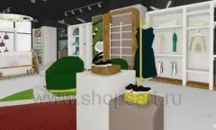 Дизайн интерьера спортивного магазина 2 торговое оборудование СПОРТ Дизайн 09