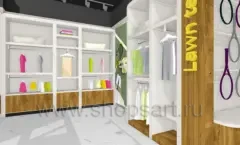 Дизайн интерьера спортивного магазина 2 торговое оборудование СПОРТ Дизайн 12