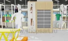 Дизайн интерьера спортивного магазина торговое оборудование АТЛАНТ Дизайн 8