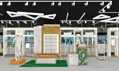 Дизайн интерьера магазина Мир тенниса торговое оборудование МОДНЫЙ ШОПИНГ Дизайн 05