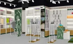 Дизайн интерьера магазина Мир тенниса торговое оборудование МОДНЫЙ ШОПИНГ Дизайн 06