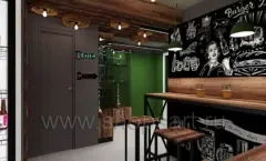 интерьера бара За пивом и за дымом коллекция мебели ЛОФТ Дизайн 10