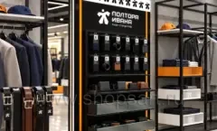 Торговое оборудование магазина одежды Полтора Ивана коллекция АТЛАНТ Фото 01